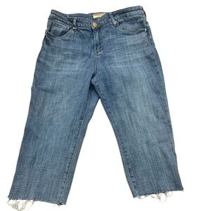 Kut from the Kloth Cropped Blue Jeans DIY CUT